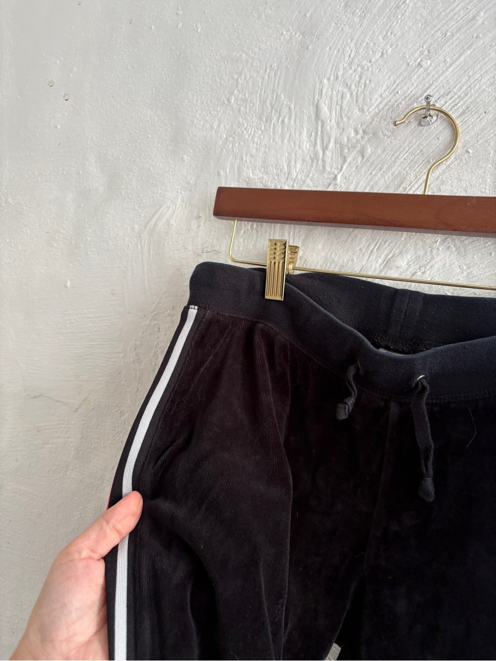 vintage FILA velour wide-leg flare track pants - Picture 3 of 7